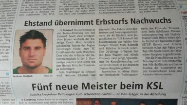 Zeitungsartikel über den neuen Meister beim KSL und einen Bericht über einen Nachfolger.